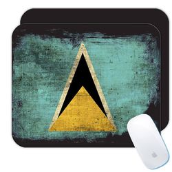 Xpgifts Gave musemåtte: Saint Lucia Flag fortvivlet