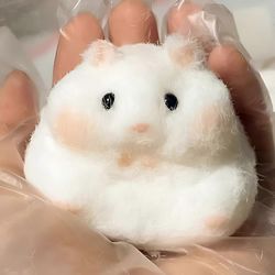 Käsintehty Taba Squishy Little Hamster silikonipuristuslelu stressin lievittämiseen Söpöjä hamsterilelulahjoja