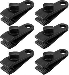 Augro 6 kpl pressupidikkeitä, krokotiilin suuteltan pidikkeet raskaaseen käyttöön tarkoitetut lukkokahvapuristimet muovinen markiisin puristinsarja...