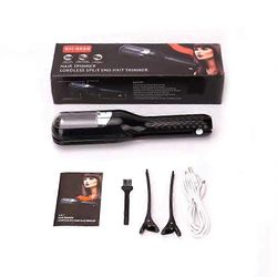 Hiusten halkeamat Trimmer Remover Hiusten korjaus Hiustenhoito Musta