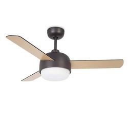 LEDS-C4 Lighting Klar 2 Lys kobber loft fan brun, E27