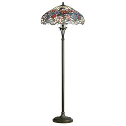 Interiors 1900 Lighting 2 Lys gulvlampe Mørk bronze, Tiffany Glas, E27