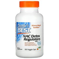 Doctor's Best Lääkärin parhaat NAC Detox -säätimet Vcaps 180