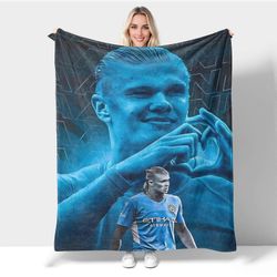 Erling Haalandin peitto 50" x40",heittää peitot flanelli nukkua kodikkaat kevyet erittäin pehmeät mikropeitot sof-KDE36815 76x102cm 40x30in