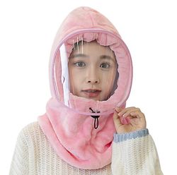 Handuo Vinter vindtæt motorcykel termisk ansigtsmaske Bandanas Pink