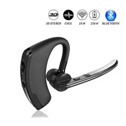 Trådløst Bluetooth-headset til smartphone håndfri Bluetooth-øretelefon med mikrofon