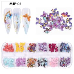 Handuo Nail Artchristmas Farve Blomst Butterfly Sæt, Nail Art Diy Håndværk Jewelry Sets5