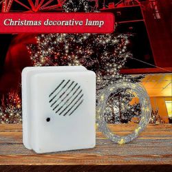 Joulun äänianturi Musiikkikaiutin / 9.8 jalan kielivalot Ääniaktivoidut rekvisiitta Caiguang