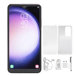 S23 Ultra 6,3 tuuman lukitsematon älypuhelin, Android 13, 6 Gt + 128 Gt, 16 megapikselin kamera, vaaleanpunainen, kynä, Iso-Britannian pistoke