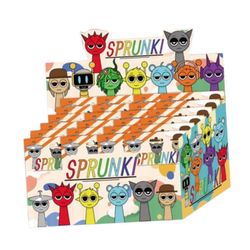 24x Sprunki-hahmot lahja söpöjä animaationukkeja pelifaneille lomalahjat tyyli A Tyyli B 7cm-8.5cm