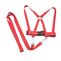 Lasten pelihihna päiväkodin ulkoiluun Kouluretkille punainen