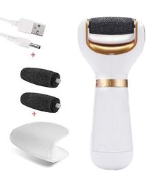 Elektrisk Fod kværn hæl fil slibning exfoliator Pedicure Machine Foot Care Tool Remover Foot File Usb Opladning Hvid