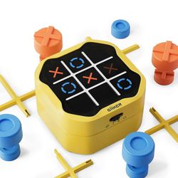 Tic Tac Toe Bolt -peli, 3-in-1 kädessä pidettävä pulmapelikonsoli, kannettavat matkapelit koulutuksen ja muistin kasvuun, Fidget Toys -pelit lapsil...