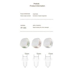 Sähköinen käänteinen nännikorjain kannettava nipletti Korjaa litteät ja käänteiset nännit helposti imetyksen helpottamiseksi-C Valkoinen