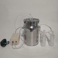 Sähköinen lypsäjä 7 litran sähköinen tyhjiöpumppu vuohen lypsykone 304 ruostumattomasta teräksestä valmistettu lypsykauha lehmän lypsykone lehmän v...