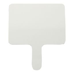 Kädessä pidettävä valkotaulu, kuivapyyhintälapio luokkahuonekäyttöön, kaksipuolinen Valkoinen 24.50X20.50X0.30CM