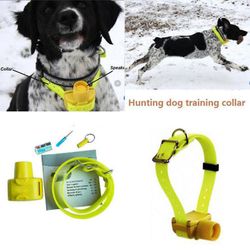mickcara Metsästyskoiran piippaus kaulukset vedenpitävä koiran koulutuskaulus 8 sisäänrakennettu piippausääni koiran piippaus urheilukoulutus metsä...