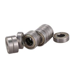 10 kpl 6900Z 10 x 22 x 6mm yksi tiivistetty syvä ura Hopea