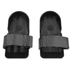 1 pari soutulaitteen polkimia, varaosia sisäharjoittelusotureille - yhteensopiva useimpien soutulaitteiden kanssa Musta 24.00X10.50X3.00CM