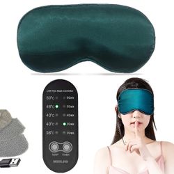 Lämmitetty silmänaamio kuivalle silmälle, uninaamiolle, silkkisilmänaamiolle, USB: lle lämmön ja ajanohjauksella