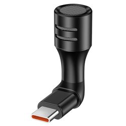Avizar Micro USB-C Kohinanvaimennus ja monisuuntainen ääni Erittäin kompakti musta