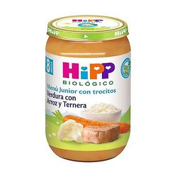 Hipp Jar of vegetables with rice and beef Bio 8m+ 220 g (Beef/Veal - Vegetables - Meat)