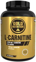Gold Nutrition Gull ernæring L-karnitin 750 mg 60 Kapsler 60 Units