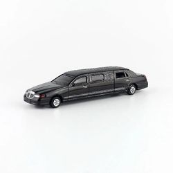 1:60 mittakaavan painevalettu metallileluajoneuvomalli venytys Lincoln limusiini ylellinen koulutusautokokoelma lahja lasten ovet avattavissa musta