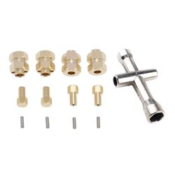 4x 7 mm hjul hex hub adapter hex hub adapter montering til aksial Scx24 Axi00002,