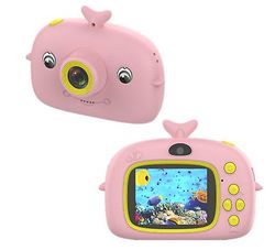 Xqday Nye Kids Kamera Børn Digitale kameraer til piger Legetøj 1080p 2 Tommer Toddler Video Bedste fødselsdagsgave til 3-7 årige piger med 16GB Sd-...
