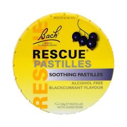 Bach Rescue Pastillit Mustaherukka 50g