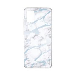 Crazy Kase Skrog til Samsung Galaxy A41 Soft Blue Marble Effect