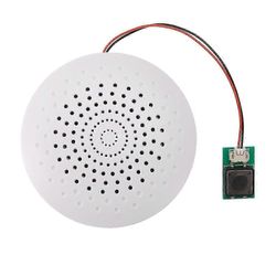 8 Mt:n USB-äänimoduulilaatikko, jolla voi tallentaa ladattavaa kaiutinta, jossa on MP3-äänen toistotoiminto ja näppäimistöversio Valkoinen