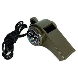 Barsinfi Militære Multifunktionelle High-decibel Survival Whistle Compass