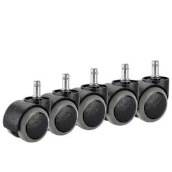 Työtuolin pyörät, 5 kpl, sopii IKEA-tuoliin (10 mm x 22 mm) Raskas JR2025032601188