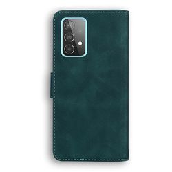 Etui til Samsung Galaxy A52 5g / 4g Butterfly Cover Premium Læder Magnetisk- Pink Grøn