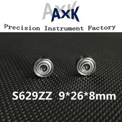 Udsalg S629zz Abec-3 (10stk) 9x26x8mm rustfrit stål leje 629zz/ ss