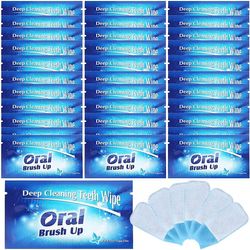 Profesjonell Teeth Whitening Wipe For barn Voksne, Disponibel Wipe Oral Finger Brush Up Teeth Rengjøring verktøy uten smerter for hjemmet, Travell ...