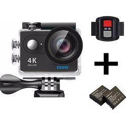 Sajygv Eken H9r 4k Ultra HD Wifi Action Camera Ekstra Batteri Sort