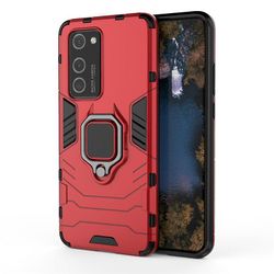 Stødsikker rustning sag for Huawei y5p med kickstand all inclusive dække rød rpc3390