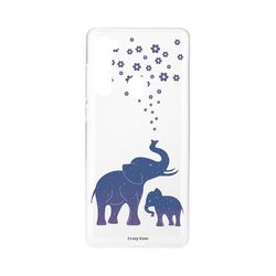 Crazy Kase Skrog til Xiaomi Redmi Note 8 Blød blå elefant