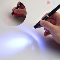 4in1 Led Laser Pointer Torch Touch Screen Stylus Ball Pen til mobiltelefoner