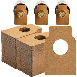 200 kpl viinipullotunnisteita, voimapaperiviinikellarin etiketit, uudelleenkäytettävät mukautetut tavalliset pullonkaulalahjatunnisteet samppanjalle