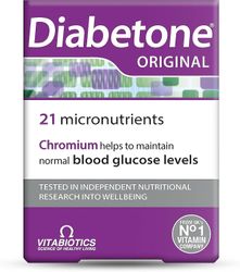 Vitabiotics Vitabiootit, Diabetone, 30 Tablettia