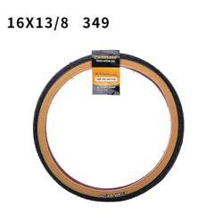 Syntynyt kaunis kompassi 16inch 349 taitettava pyöränrengas 16x1-3/8 37-349 430g retro keltaiset renkaat Bromptonille