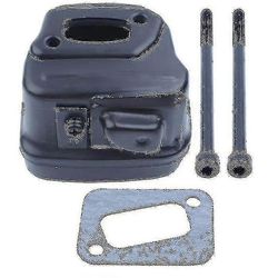 Husqvarna 340 345 346XPP 350 351 353 503862803 Hg -yhteensopiva äänenvaimennin pulttikiinnitteisellä tiivistesarjalla