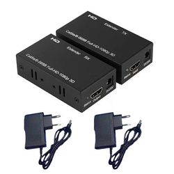 60M Extender RJ45 HDMI-yhteensopiva laajennin 1080P EU-PISTOKE