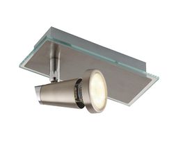 Fan Europe Lighting Fan Europe SPOT LED enkelt justerbar spotlight nikkel 400lm 2700K 17x12x7cm