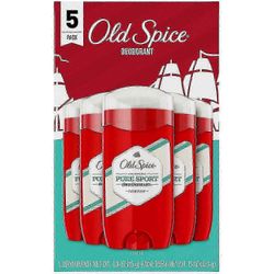 Old Spice High Endurance -deodorantti miehille, Pure Sport, 5 kpl