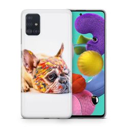 König Taske Mobiltelefonbeskytter til Vivo X60 Pro Case Cover Taske Kofanger Cases TPU Motiv Ny Bulldog farverige